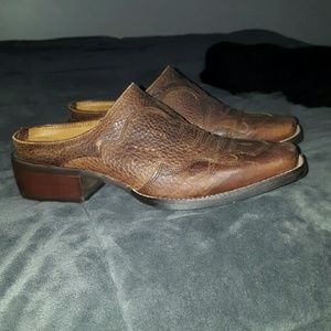 Ariat leather mule boots