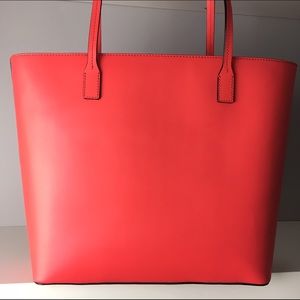 kate spade Bags - Bright coral Kate Spade Tori leather tote kate spade Bags - Bright coral Kate Spade Tori leather tote