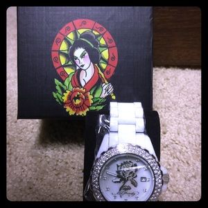 EJ Hardy Watch with Swarovski crystals NEW