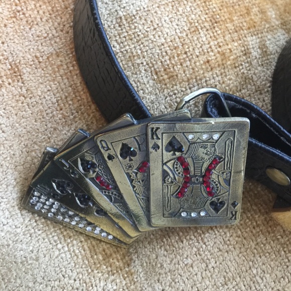 Belt cards buckle for casino name cirone