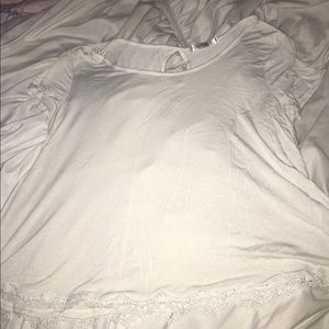 blouse with floral detailing