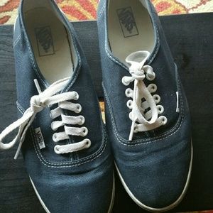 Navy Blue Vans Size 8