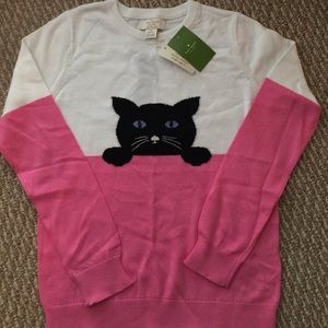 Kate Spade Cat sweater NWT😺😻