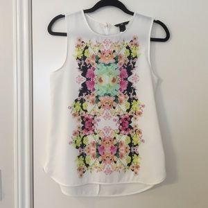 NWT H&M Floral Short Sleeve Top