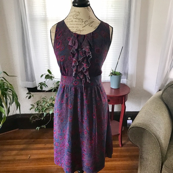 I Heart Ronson Dresses & Skirts - I ❤️Ronson Peacock pattern dress🔹Final Price🔹