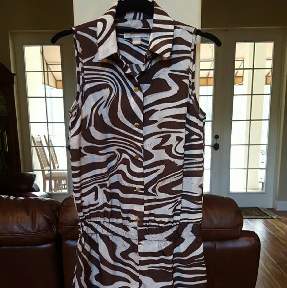 Michael Kors zebra jumper XS