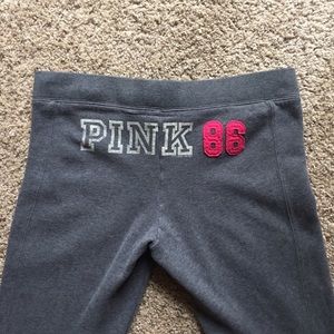 Pink brand grey sweat pants
