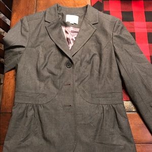 Women's Loft charcoal gray blazer,  size 6