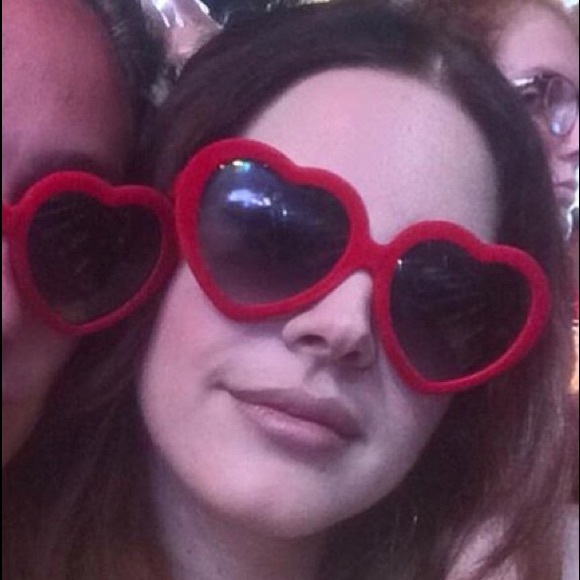 Urban Outfitters Accessories - Red Heart Shaped Sunglasses