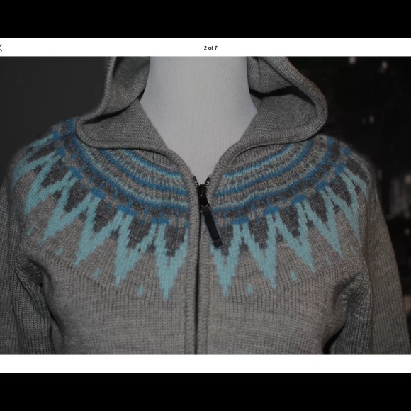 Ann Taylor Sweater Small Cardigan Full Zip Hoodie - Picture 2 of 4