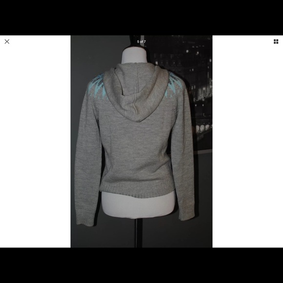 Ann Taylor Sweater Small Cardigan Full Zip Hoodie - Picture 4 of 4