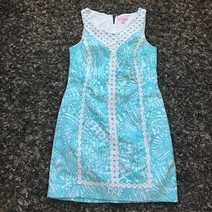 Lilly Pulitzer blue shift dress