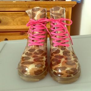 Fabulous Cheetah Print Combat Boots