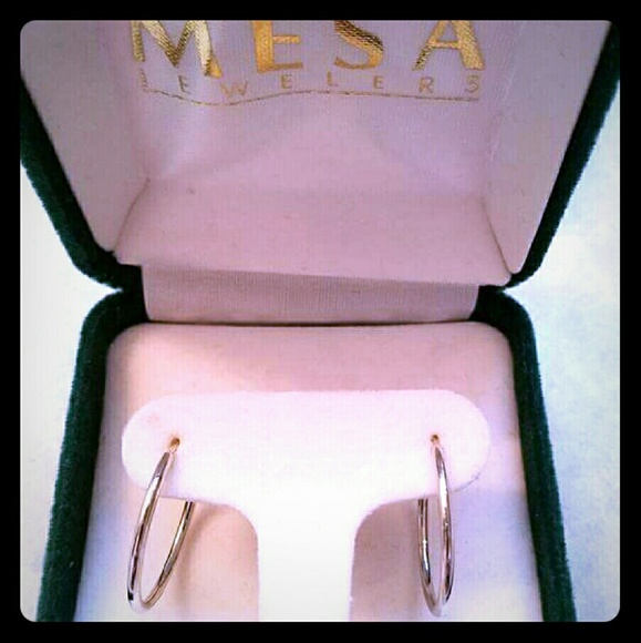 PRICE REDUCTION Sterling silver  hoop earrings