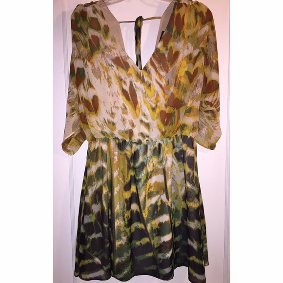 Jessica Simpson chiffon dress