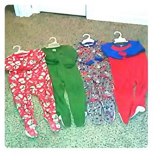 Baby Footed Pajamas 4 Piece Bundle Size 24m