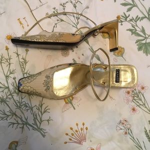 Casadei Embroidered Heels