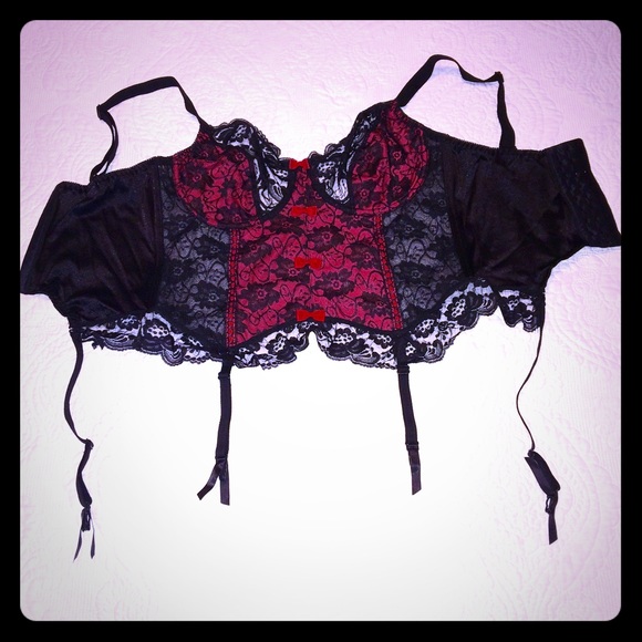 🎄🎁New  Beautiful Bustier Corset Garter Belt 🎁🎄