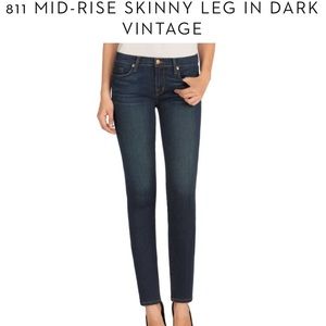 J Brand 811 Mid-Rise Skinny Leg Jeans
