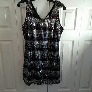 Sequin Forever Fashion New Years Dress size L
