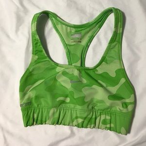 Green Nike sports bra XS