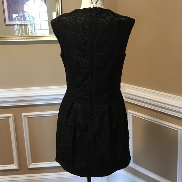 Aqua Black Lace Dress - Picture 2 of 4