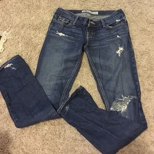 Hollister ripped jeans