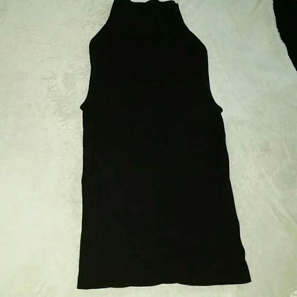 Sleeveless turtle neck