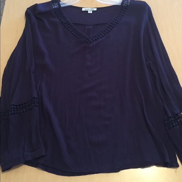 Plus size women's long sleeve top 2x