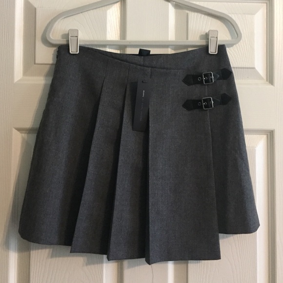 Marc Jacobs Grey Wool Skirt