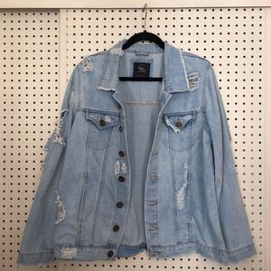Distressed Jean Jacket