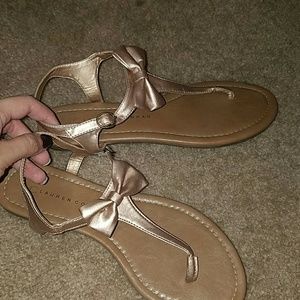LC Lauren Conrad bow sandals
