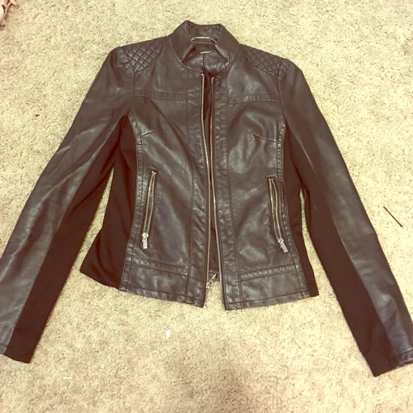 Express leather jacket