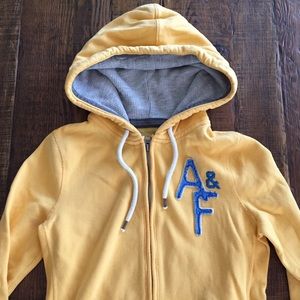 Abercrombie Hooded Graphic Zip-Up
