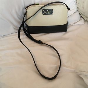Kate Spade black and white cross body