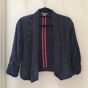 NWT Cropped Polkadot Blazer