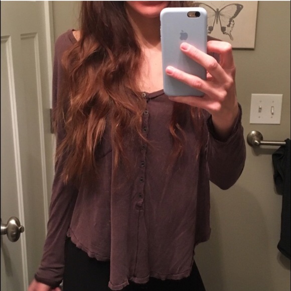 Free People Henley tee