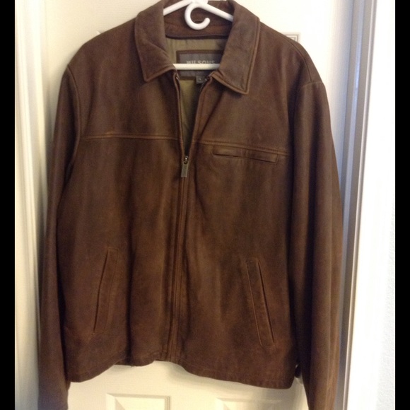 Wilsons leather brown leather jacket