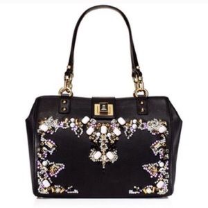 NWT real leather Juicy Couture Handbag w beading
