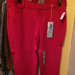 Old Navy Red Pixie pants