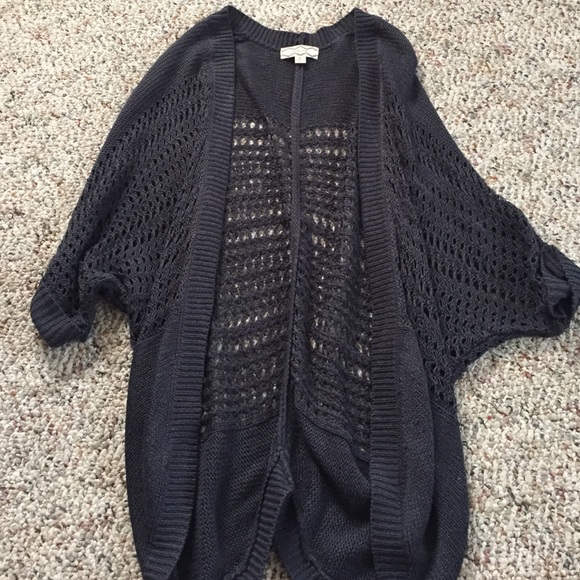 Sweaters - Very cute dark grey/blue cardigan!!