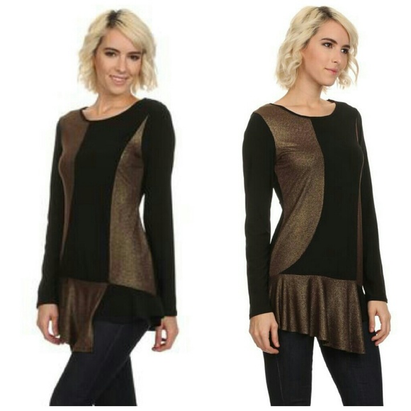 BUY 1, GET 1 FREE! Asymmetrical tunic top
