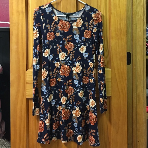 Floral Long-Sleeve Dress