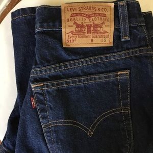 Levis 517 boot cut jeans