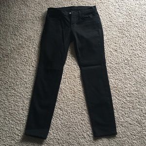 J brand OP JETT black jeans size 27