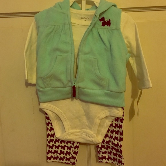 Carter's Vest/Shirt/Pants set