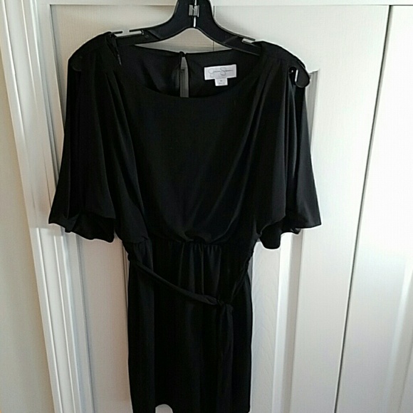 Jessica Simpson Sz M Black split sleeve dress