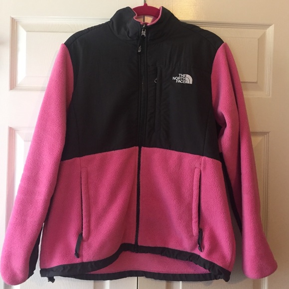 The North Face Denali Jacket-pink/grey