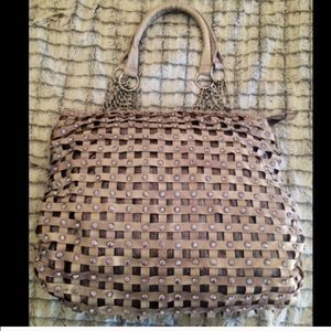 Blue Elegance Swarovski Studded Hobo Bag