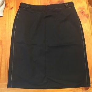 Black pencil skirt